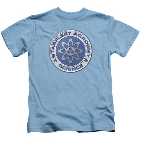 Star Trek-Science 18-1 Tee - Carolina Blue- Medium 5-6