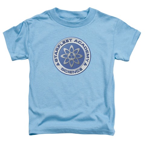 Star Trek-Science - Short Sleeve Toddler Tee - Carolina Blue- Small 2T