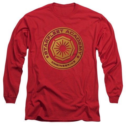 Star Trek-Engineering 18-1 Tee - Red- Large