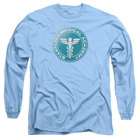 Star Trek-Medical 18-1 Tee - Carolina Blue- Medium