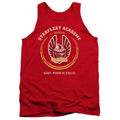 Star Trek-Academy Heraldry - Adult Tank Top - Red- Medium