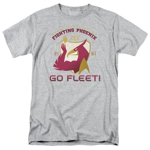 Star Trek-Fighting Phoenix 18-1 Tee - Heather- Medium