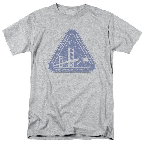 Star Trek-Distressed Logo - Short Sleeve Adult 18-1 Tee - Heather- Extra Large