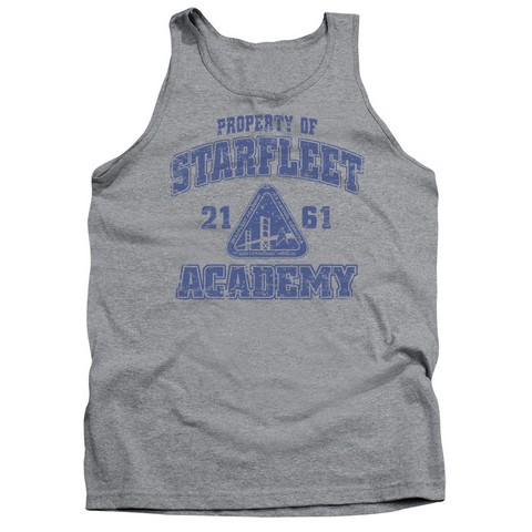 Star Trek-Old School - Adult Tank Top - Heather- Medium