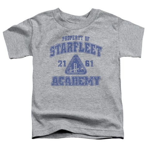 Star Trek-Old School - Short Sleeve Toddler Tee - Heather- Small 2T
