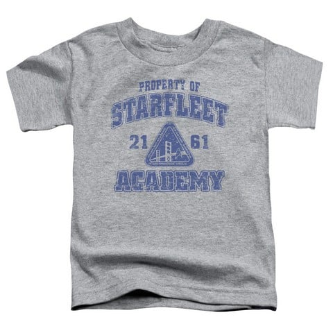 Star Trek-Old School - Short Sleeve Toddler Tee - Heather- Medium 3T