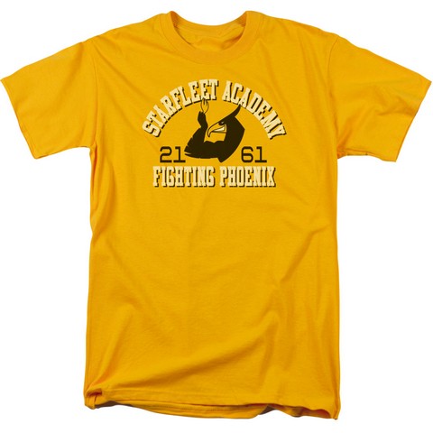 Star Trek-Go Fleet - Short Sleeve Adult 18-1 Tee - Gold- Medium