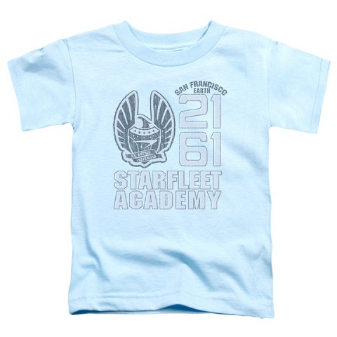 Star Trek-2161 Short Sleeve Toddler Tee - Carolina Blue - Medium 3T