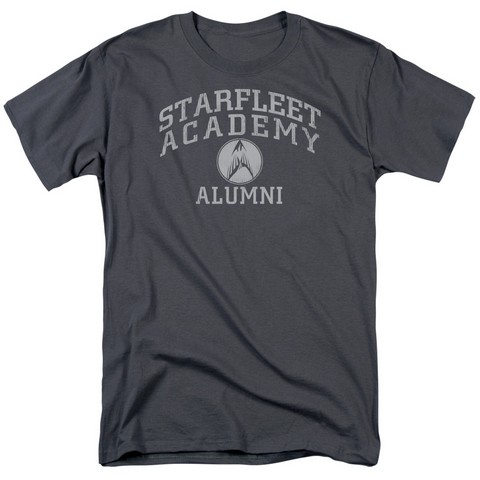 Star Trek-Alumni - Short Sleeve Adult 18-1 Tee - Charcoal- 2X