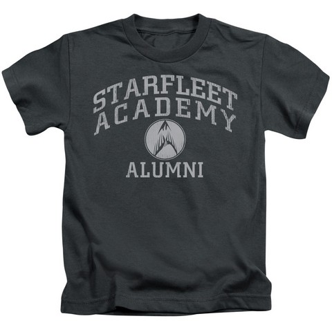 Star Trek-Alumni - Short Sleeve Juvenile 18-1 Tee - Charcoal- Small 4