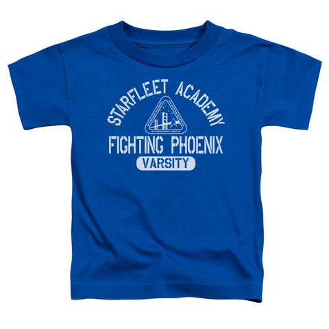 Star Trek-Varsity - Short Sleeve Toddler Tee - Royal- Medium 3T