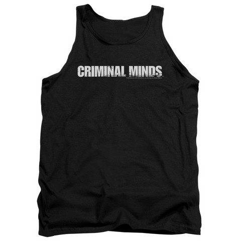 Criminal Minds-Logo - Adult Tank Top - Black- Medium