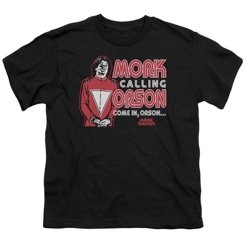 Mork & Mindy-Mork Calling Orson - Black- Large