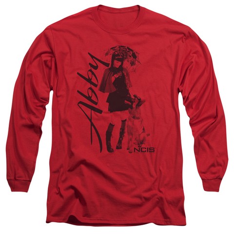 Ncis-Sunny Day - Long Sleeve Adult 18-1 Tee - Red- Extra Large