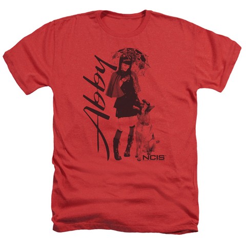 Ncis-Sunny Day - Adult Heather Tee - Red- Medium