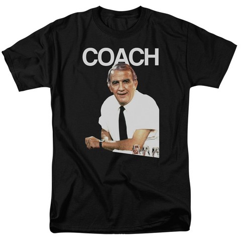 Cheers-Coach - Short Sleeve Adult 18-1 Tee - Black- 3X