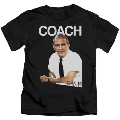 Cheers-Coach - Short Sleeve Juvenile 18-1 Tee - Black- Large 7