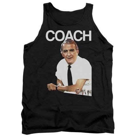 Cheers-Coach - Adult Tank Top - Black- 2X