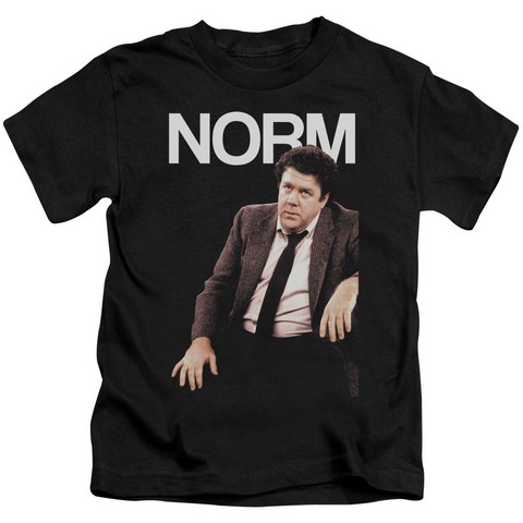 Cheers-Norm - Short Sleeve Juvenile 18-1 Tee - Black- Small 4
