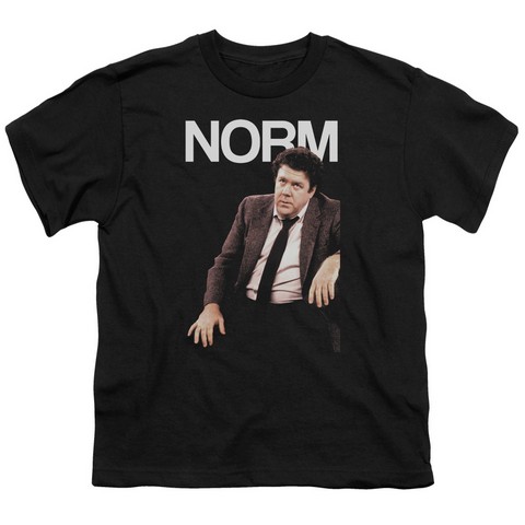 Cheers-Norm - Short Sleeve Youth 18-1 Tee - Black- Small