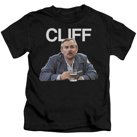 Cheers-Cliff - Short Sleeve Juvenile 18-1 Tee - Black- Small 4