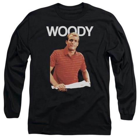 Cheers-Woody Adult 18-1 Tee - Black- Medium