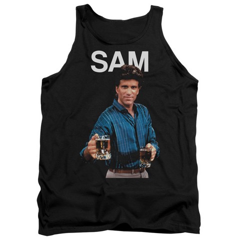 Cheers-Sam - Adult Tank Top - Black- Medium