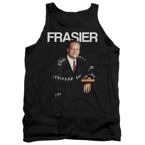 Cheers-Frasier - Adult Tank Top - Black- Small
