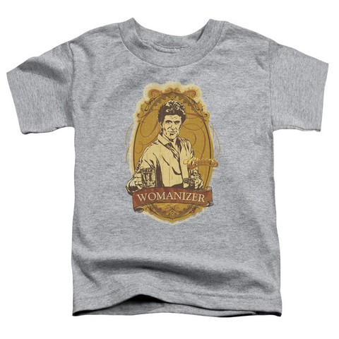 Cheers-Womanizer - Short Sleeve Toddler Tee - Heather- Large 4T