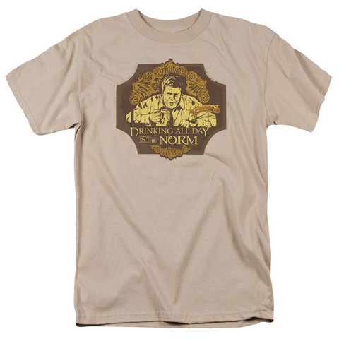 Cheers-The Norm - Short Sleeve Adult 18-1 Tee - Sand- Medium
