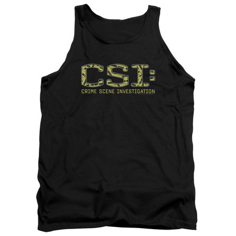 Csi-Collage Logo - Adult Tank Top - Black- Extra Large