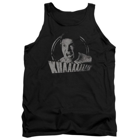 Star Trek-Khan Distressed - Adult Tank Top - Black- Medium