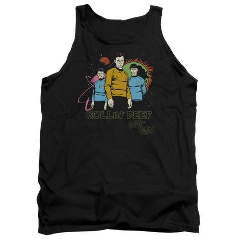 Star Trek-Rollin Deep - Adult Tank Top - Black- Medium