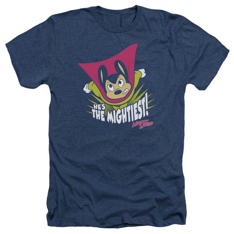 MM-HEATHER-MIGHTIEST Mighty Mouse-The Mightiest - Navy - Large