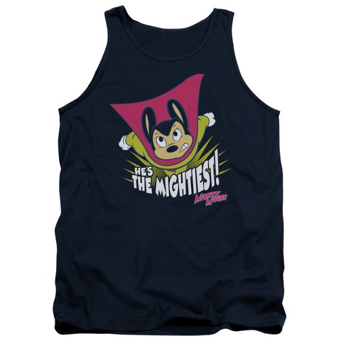 MMN0002-AT Mighty Mouse-The Mightiest - Navy- Extra Large