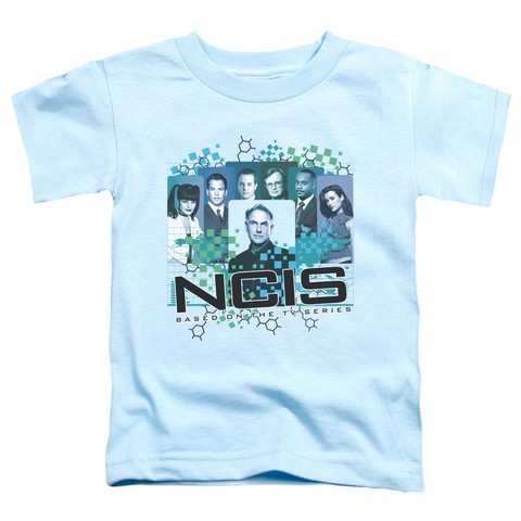 Ncis-Cast - Short Sleeve Toddler Tee - Light Blue- Large 4T