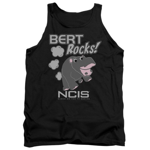 NCIS-Bert Rocks - Adult Tank Top - Black- Large