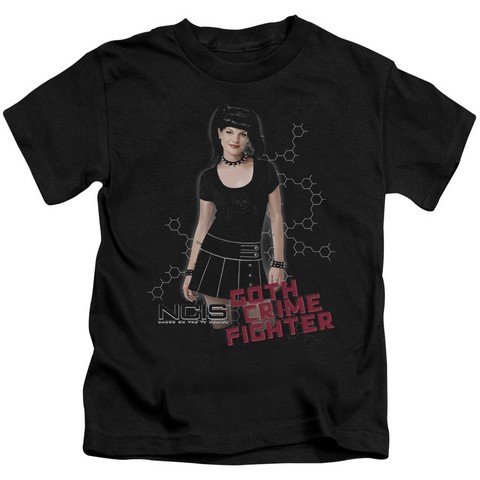 Ncis-Goth Crime Fighter 18-1 Tee - Black- Small 4