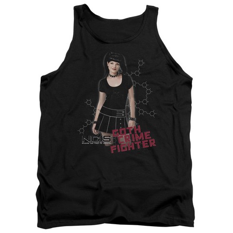 Ncis-Goth Crime Fighter - Adult Tank Top - Black- 2X