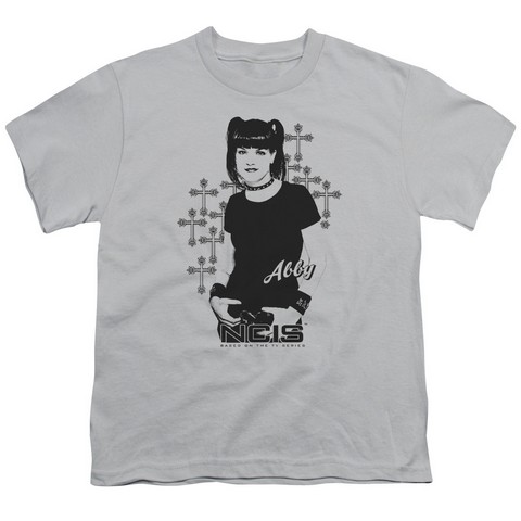 Ncis-Abby Sciuto - Short Sleeve Youth 18-1 Tee - Silver- Extra Large
