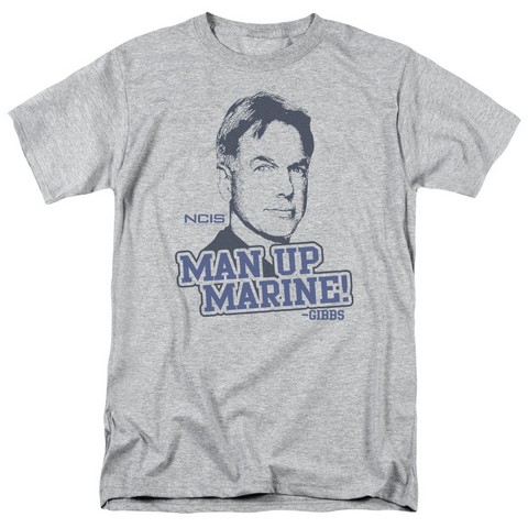 Ncis-Man Up - Short Sleeve Adult 18-1 Tee - Heather- 2X