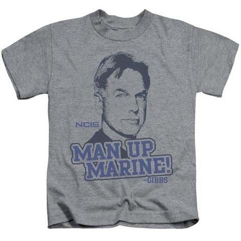 Ncis-Man Up - Short Sleeve Juvenile 18-1 Tee - Heather- Large 7