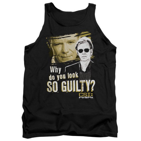 Csi Miami-So Guilty - Adult Tank Top - Black- Small