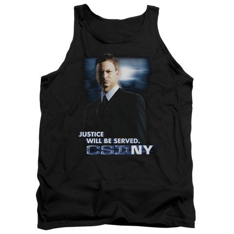 Csi-Ny-Justice Served - Adult Tank Top - Black- Extra Large