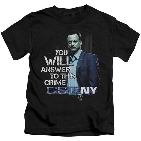 CSI NY-You Will Answer - Black- Medium 5-6