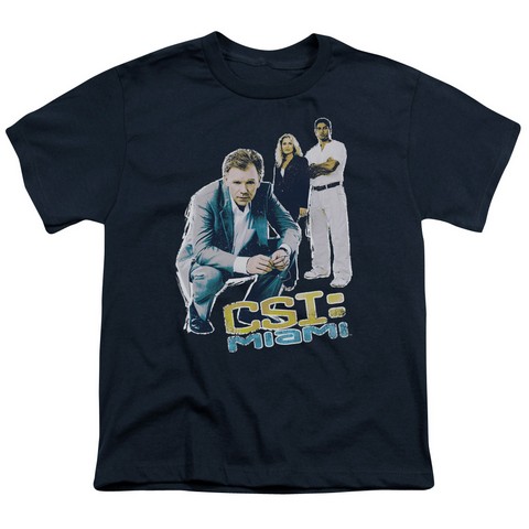 Csi-Miami-In Perspective - Short Sleeve Youth 18-1 Tee - Navy- Extra Large