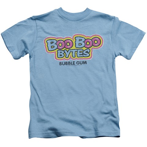 Dubble Bubble-Boo Boo - Short Sleeve Juvenile 18-1 Tee - Carolina Blue- Small 4
