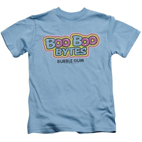 Dubble Bubble-Boo Boo - Short Sleeve Juvenile 18-1 Tee - Carolina Blue- Medium 5-6