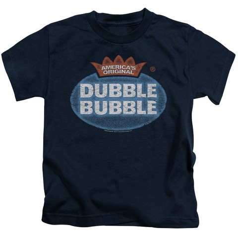 Dubble Bubble-Vintage Logo - Short Sleeve Juvenile 18-1 Tee - Royal Blue- Small 4