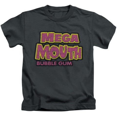 Dubble Bubble-Mega Mouth - Short Sleeve Juvenile 18-1 Tee - Charcoal- Large 7